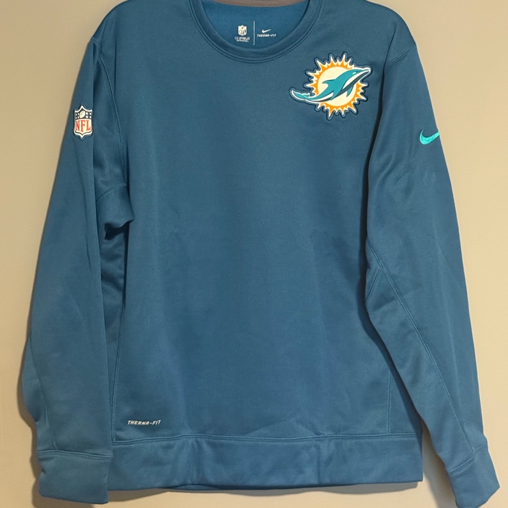 Nike Teal Miami Dolphins Crewneck